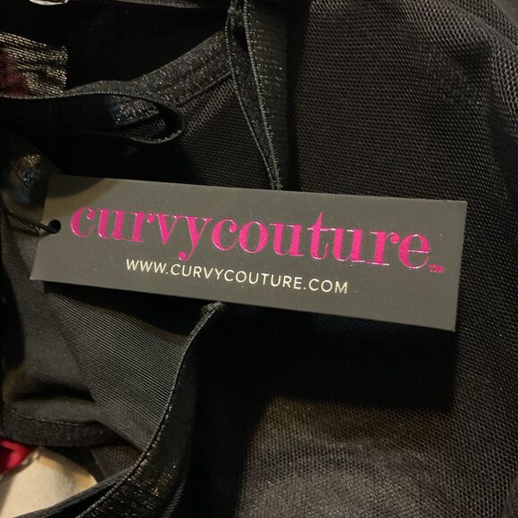 Curvy Couture Plus Size Sheer Mesh T-Shirt Bra 32H - Picture 5 of 7